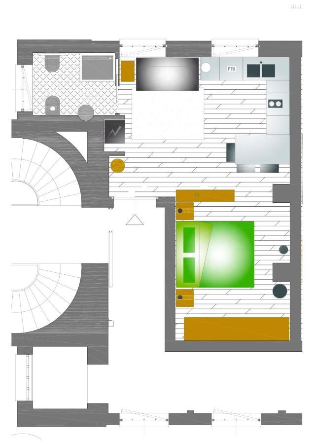 Apartmán Ponte Rosso Terst Exteriér fotografie